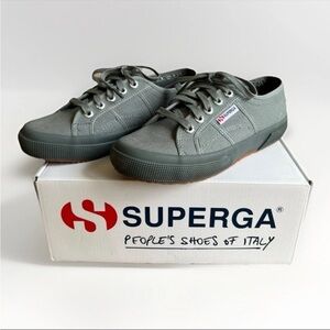 Superga 2750 Cotu Classic Sneakers Grey Size US Women 6.5 US Men 5 Lace Up Shoe